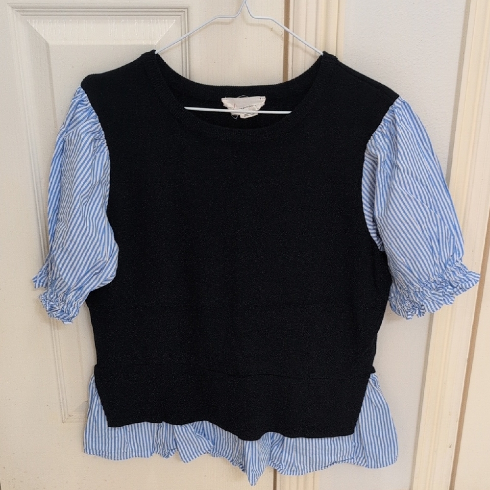 Anthropologie Twofer Vest & Blouse